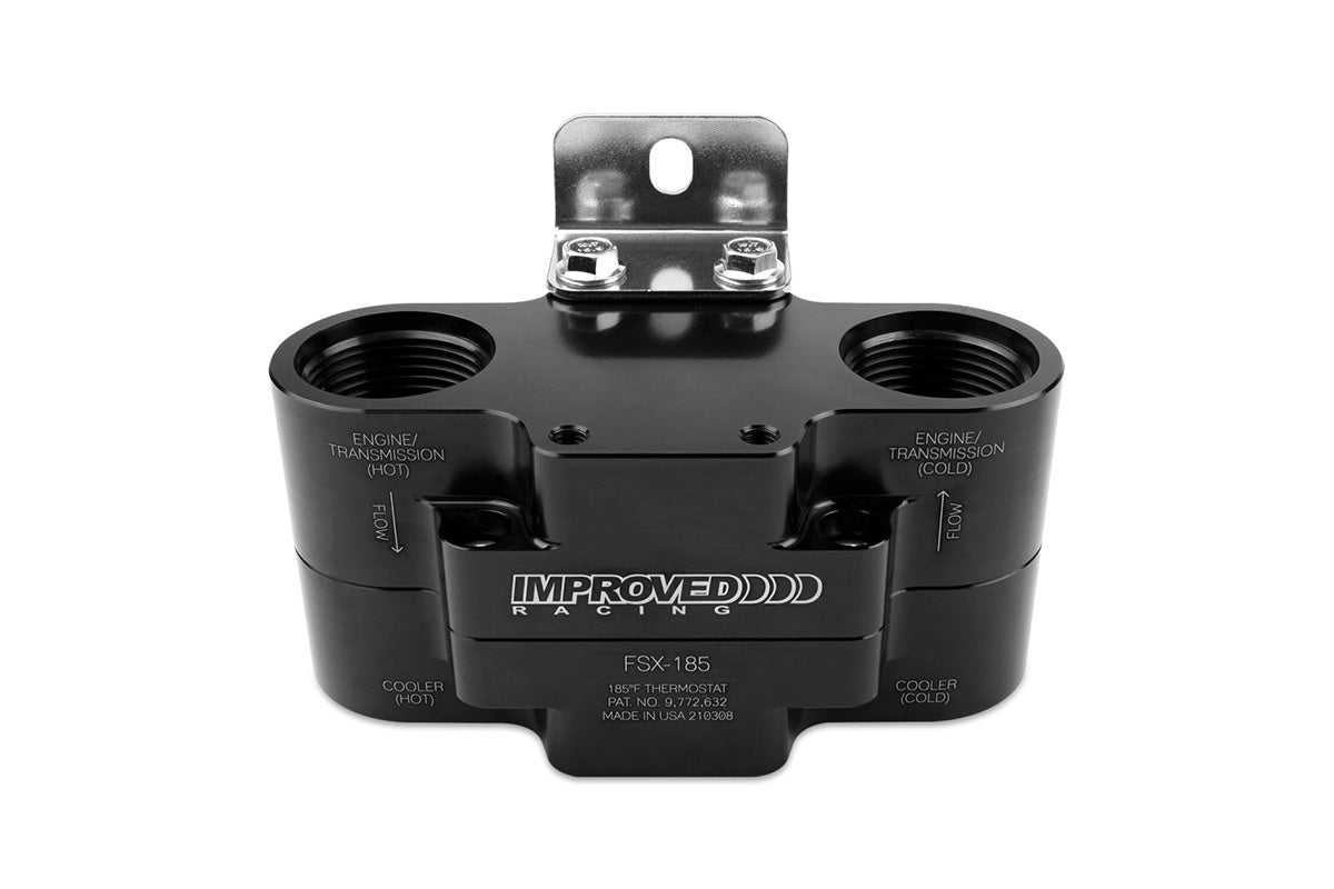 Improved Racing - Flow Series Extreme remote oil thermostat, high flow applications, 185F
