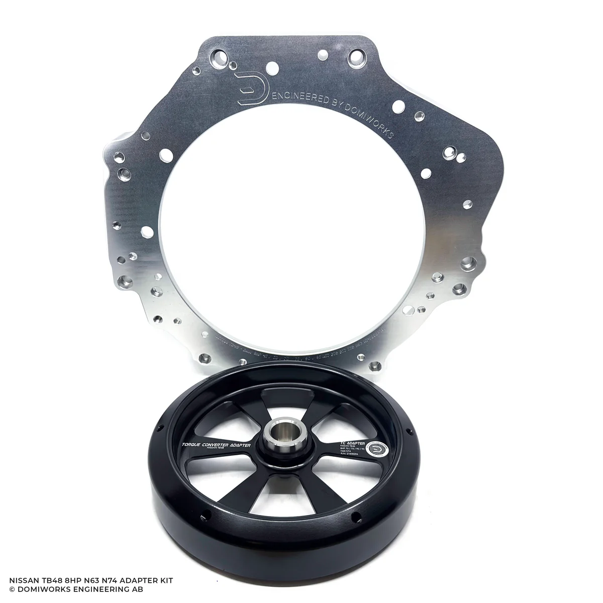 DomiWorks Engineering - NISSAN TB48 TO BMW 8HP N57 B58 B57 S58 N57 N63 N74 ADAPTER KIT