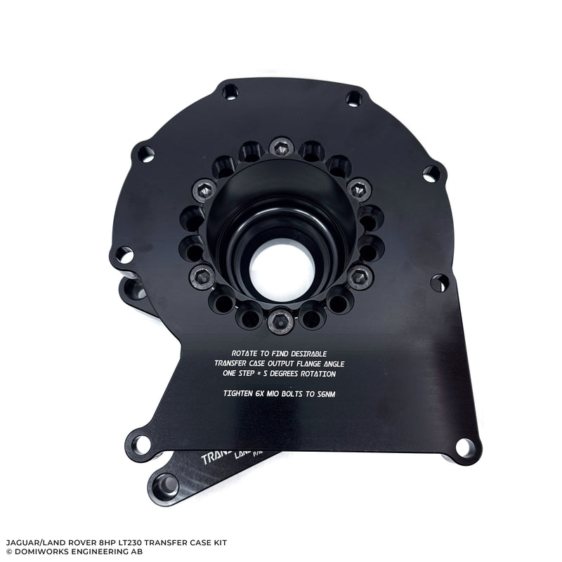 DomiWorks Engineering - LAND ROVER LT230 TRANSFER CASE ADAPTER KIT TO 8HP LAND ROVER