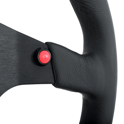 Momo MOD80 Steering Wheel 350 mm - Black Leather/Black Spokes