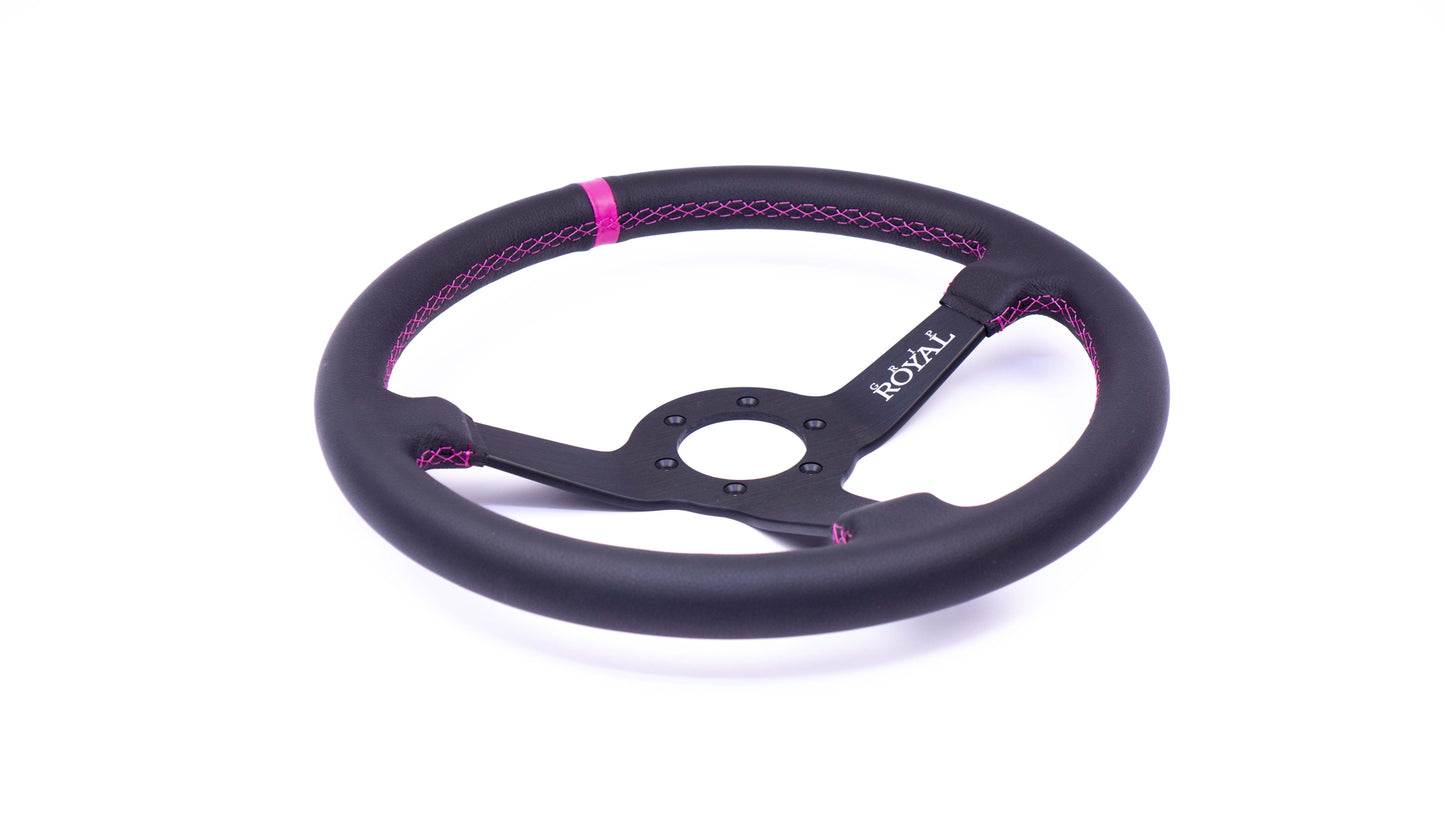 Grip Royal - Brute – 350mm – Leather – Pink TDC – Pink Stitch