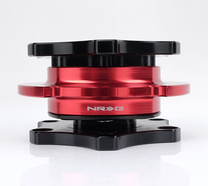 NRG SFI KEY WAY TYPE QUICK RELEASE BLACK-RED