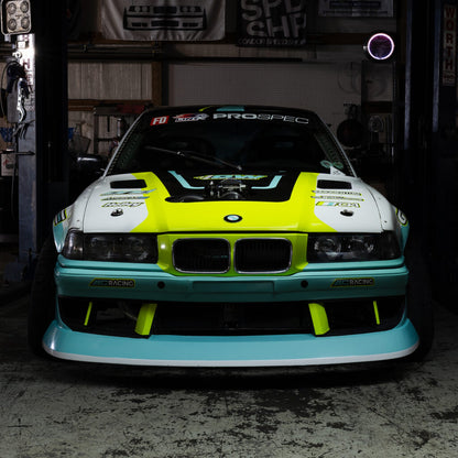 KBD - BMW E36 3 Series 2DR 4DR 1992-1998 ISB Style 1 Piece Polyurethane Front Bumper (37-6818)
