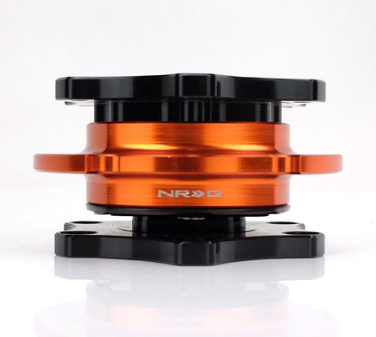 NRG SFI KEY WAY TYPE QUICK RELEASE BLACK-ORANGE