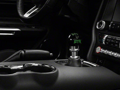 RTR - BLACK SHIFT KNOB - GREEN ENGRAVING (15-23 GT, ECOBOOST, V6)