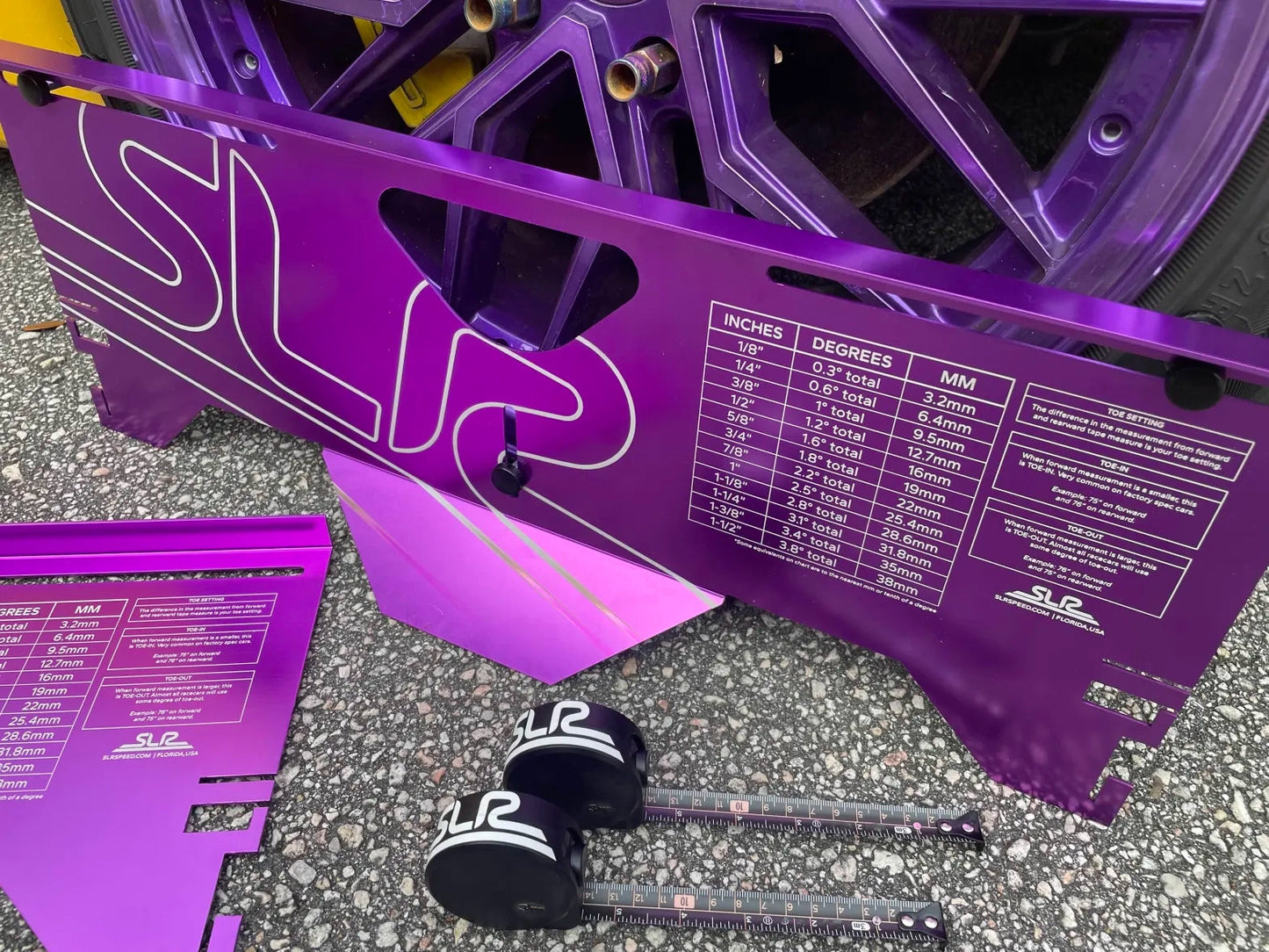 SLR Speed - SLR Toe Plates for Racing & Drifting - Wheel Alignment Setting