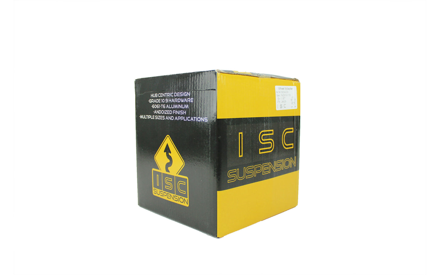 ISC Suspension 5x100 to 5x114 25mm Wheel Adapters Black - Set of 4