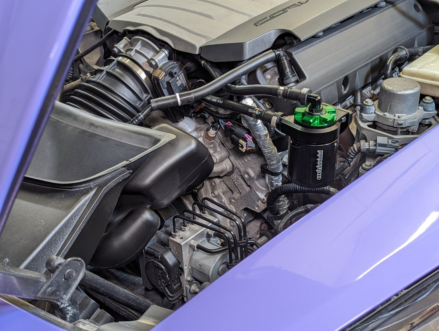 Improved Racing - CCS oil catch can kit, C7 Corvette, Gen V Crate Engines