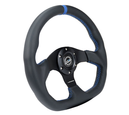 NRG - FLAT BOTTOM STEERING WHEEL LEATHER