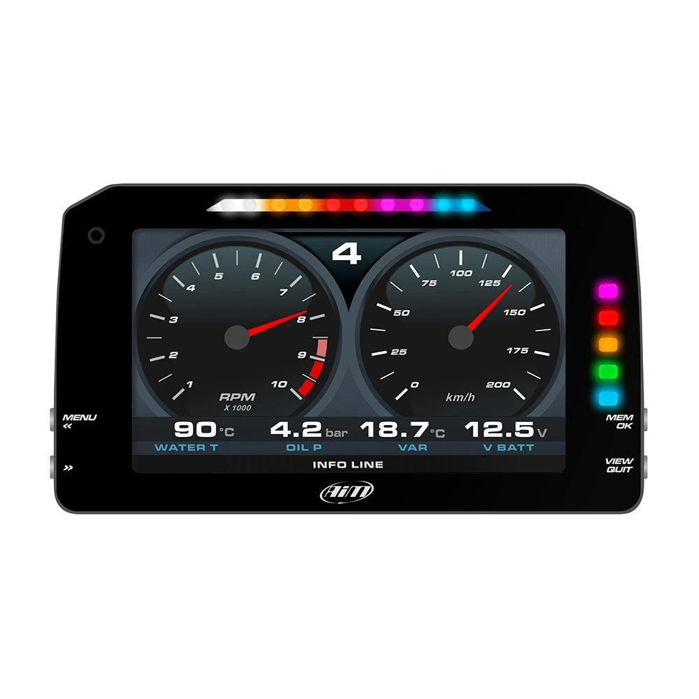 AiM - AIM Dash Logger - MXP Color TFT Dash Logger For Motorsports