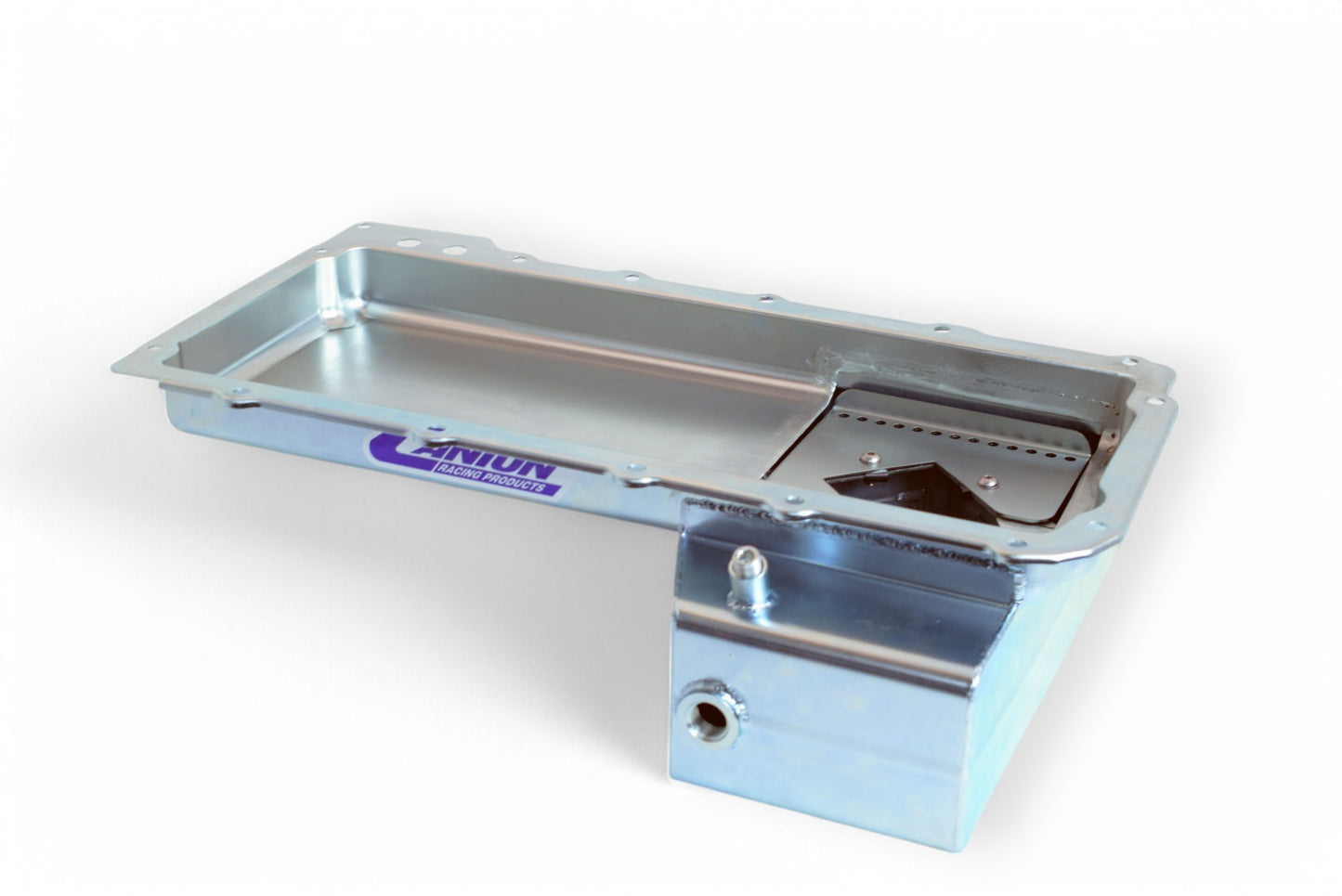 Canton - LS1/LS6 5-5/8" FT SUMP ROAD RACE / DRIFT PAN - BLACK PWD