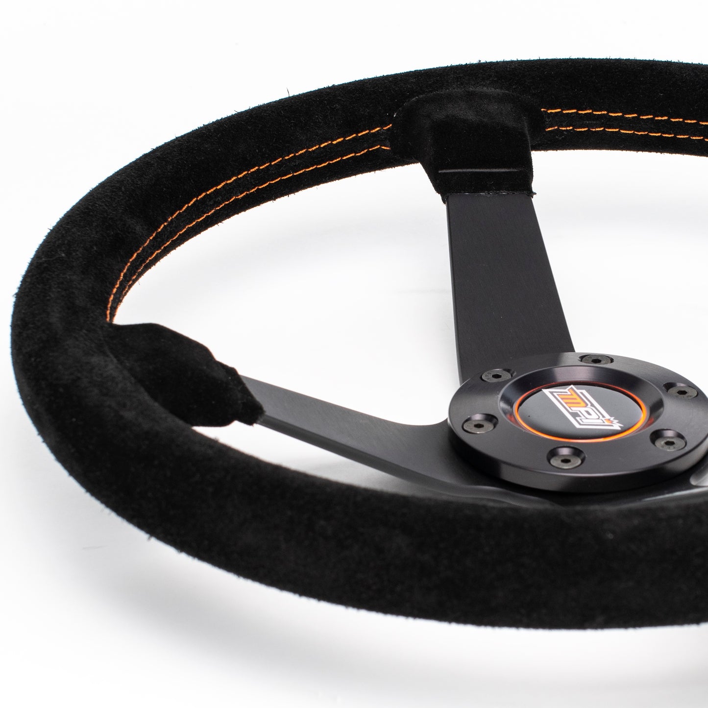 Max Papis Innovations - DO-H60-A Medium Dish Suede Steering Wheel
