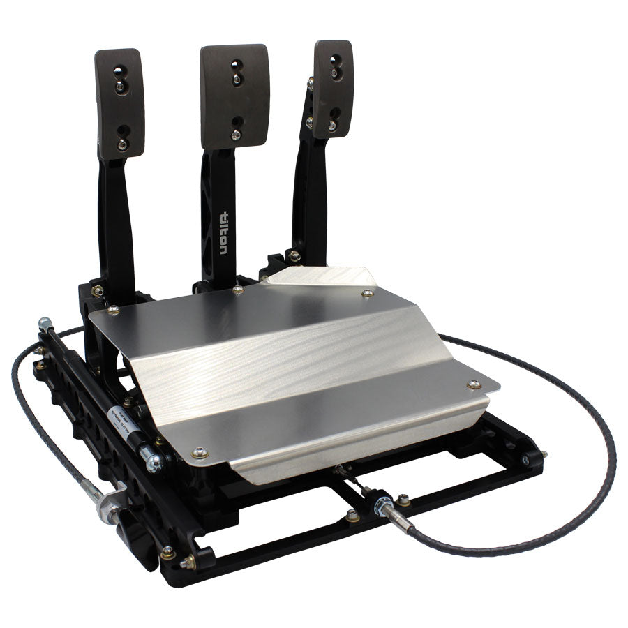 TILTON - 850-Series 3-pedal Underfoot Pedal Assembly with Slider System