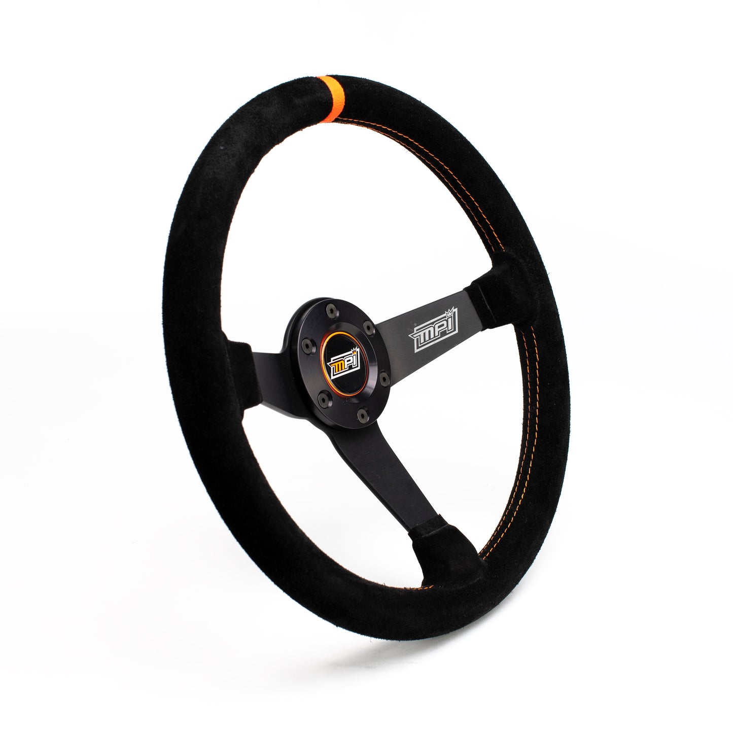 Max Papis Innovations - DO-H60-A Medium Dish Suede Steering Wheel
