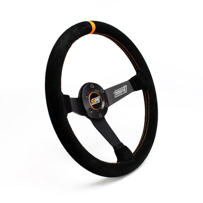 Max Papis Innovations - DO-H60-A Medium Dish Suede Steering Wheel