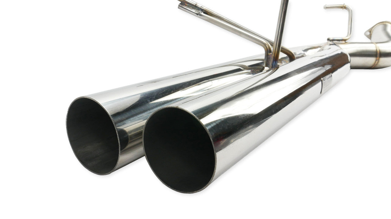 ISR Performance Series II - EP Dual Tip Blast Pipe Exhaust System -Resonated- Nissan 240sx 89-94 (S13)