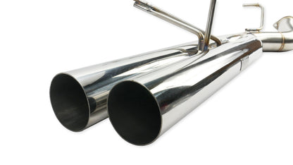 ISR Performance Series II - EP Dual Tip Blast Pipe Exhaust System -Resonated- Nissan 240sx 89-94 (S13)