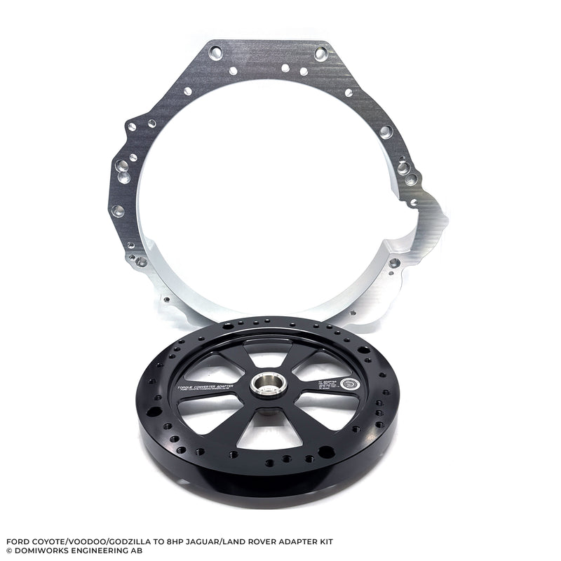 DomiWorks Engineering - FORD COYOTE/VOODOO/GODZILLA/MODULAR TO JAGUAR/LAND ROVER 8HP 70/75 ADAPTER KIT