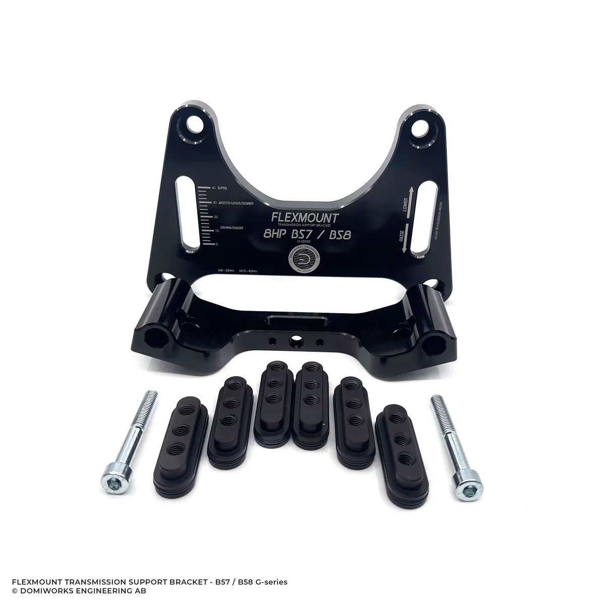 DomiWorks Engineering - FlexMount 2.0 - 8HP Transmission support bracket - B57/B58 G-series