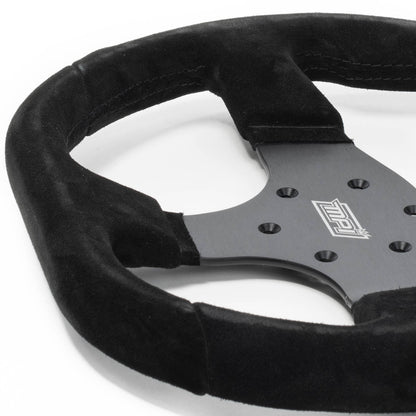 Max Papis Innovations - GT2-13-B D-Shaped Suede Steering Wheel