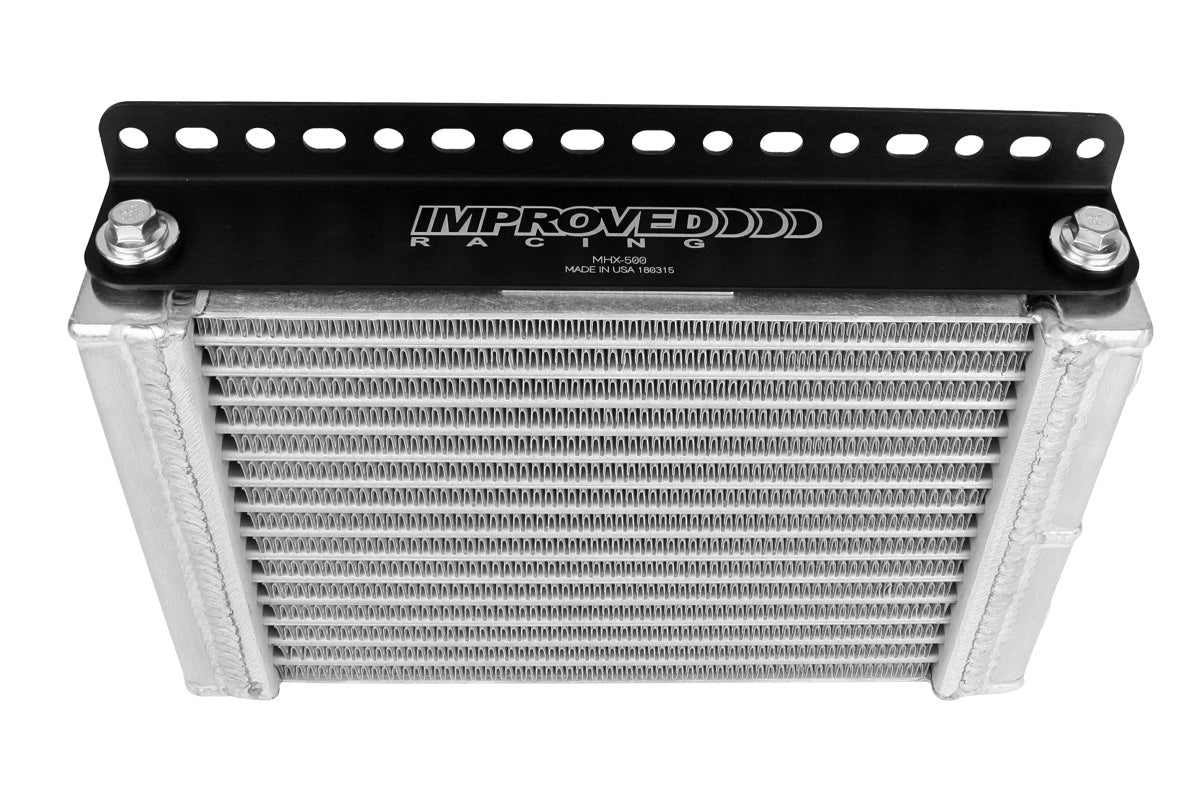 Improved Racing - Dual point rubber-isolated mounting bracket for MHX-500 series oil coolers