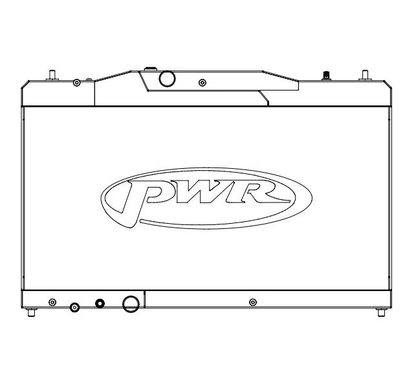 PWR - Track Spec Honda Civic Type R 2023+ (FL5) / Acura Integra Type S 2024+ (DE5) - 42mm Triple Pass Radiator