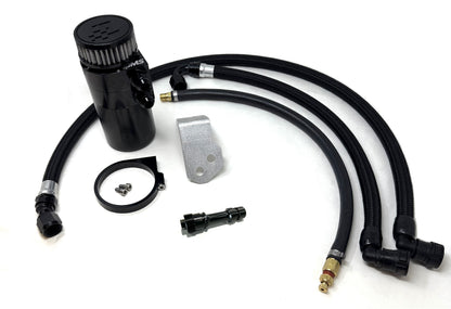 Dedicated Motorsports - DMS Dual -10an Billet Catch Can Kit - Vented