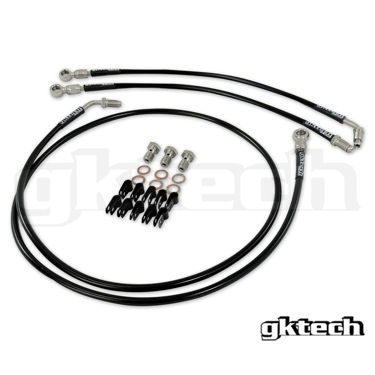 GKTech - 240SX/SKYLINE ENGINE BAY BRAKE LINE DELETE KIT