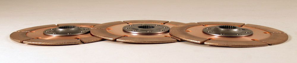 Tilton - OT-185 7.25” 3-Plate Metallic Clutch Disc Packs - "Back-to Back" Hub Configuration