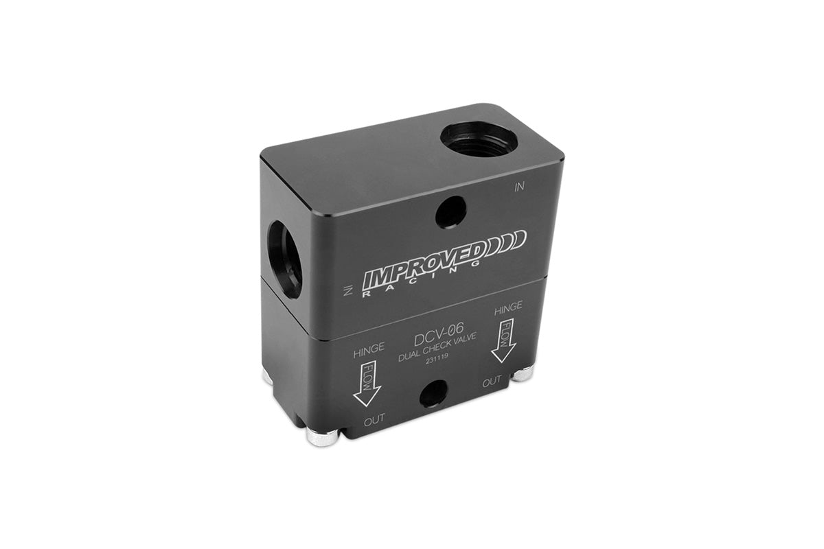 Improved Racing - High-Flow Dual Source PCV Check Valve for Turbocharged Engines, -6 ORB
