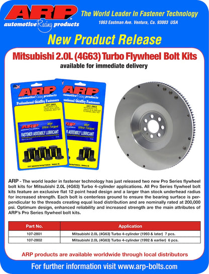 ARP 93+ Mitsubishi 7-Bolt 4G63 DSM (NO EVO) Flywheel Bolt Kit