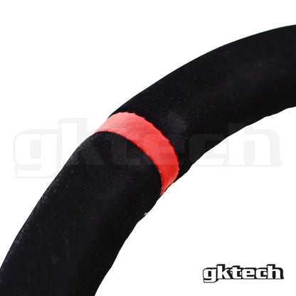 GKTech - STEERING WHEEL 350MM DEEP DISHED SUEDE