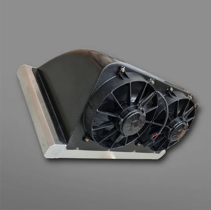 HGK Racing -  Corvette C6 Rear Mounted Radiator Kit