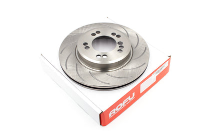 ROFU - Max Street Friction Slotted Front Dual Drilled 5x114.3 / 5x120 Rotors BMW E46 300x22