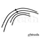 GKTech - S14/S15 TO Z32/SKYLINE CONVERSION BRAIDED BRAKE LINES
