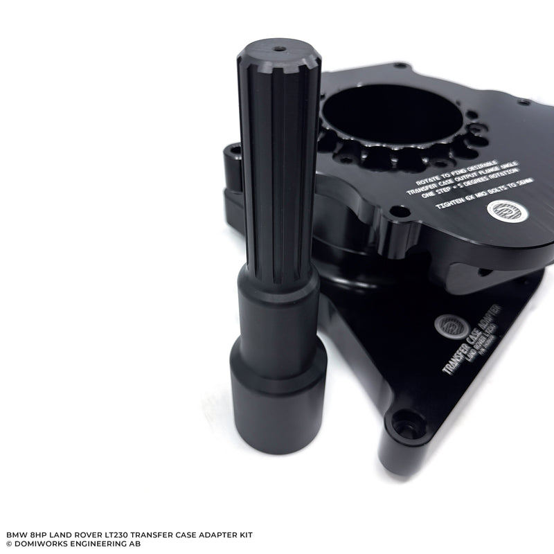 DomiWorks Engineering - LAND ROVER LT230 TRANSFER CASE ADAPTER KIT TO BMW 8HP