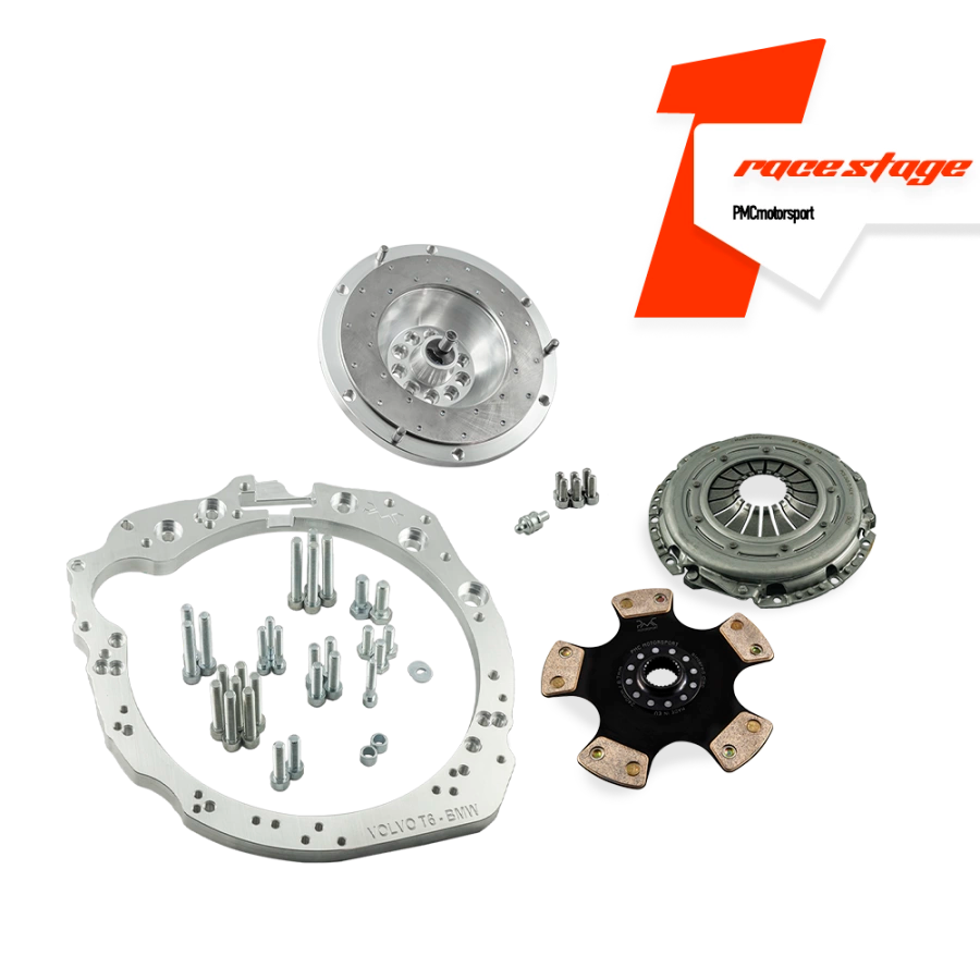 PMC Motorsport - Race stage 1 Volvo "White" T5 T6 - manual 6 speed BMW M57n GS6-53DZ HGU HGK - 240mm / 9.45"