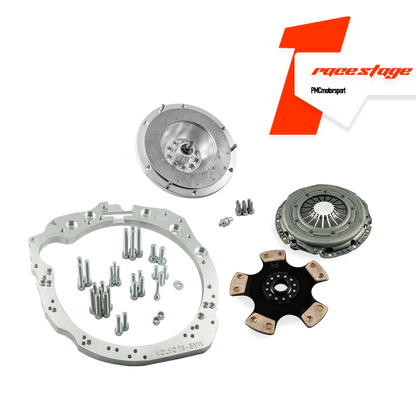 PMC Motorsport - Race stage 1 Volvo "White" T5 T6 - manual 6 speed BMW M57n GS6-53DZ HGU HGK - 240mm / 9.45"