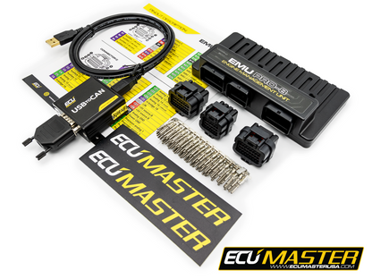 ECU MASTER - EMU PRO-8 w/Connectors & USB TO CAN