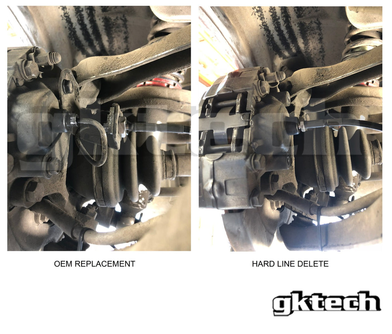GKTech - Z32 300ZX BRAIDED BRAKE LINES