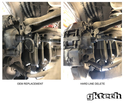 GKTech - Z32 300ZX LINHAS DE FREIO TRANÇADAS (CONJUNTO DIANTEIRO E TRASEIRO) (Z32BRAKEBUNDLE) 