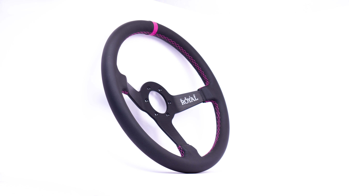 Grip Royal - Brute – 350mm – Leather – Pink TDC – Pink Stitch