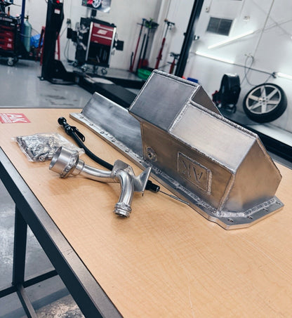 AK N54 to S14 Custom Front Sump Oil Pan