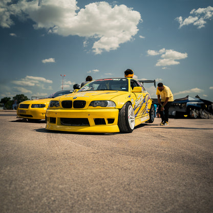 KBD - BMW E46 3 Series 2DR 4DR 1999-2005 ISB Style 4 Piece Polyurethane Full Body Kit (37-6884)