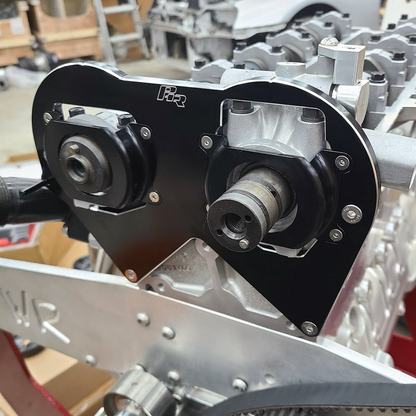 PHR - PHR Billet Timing Back Plate With Cam Seal Retainers for 2JZ