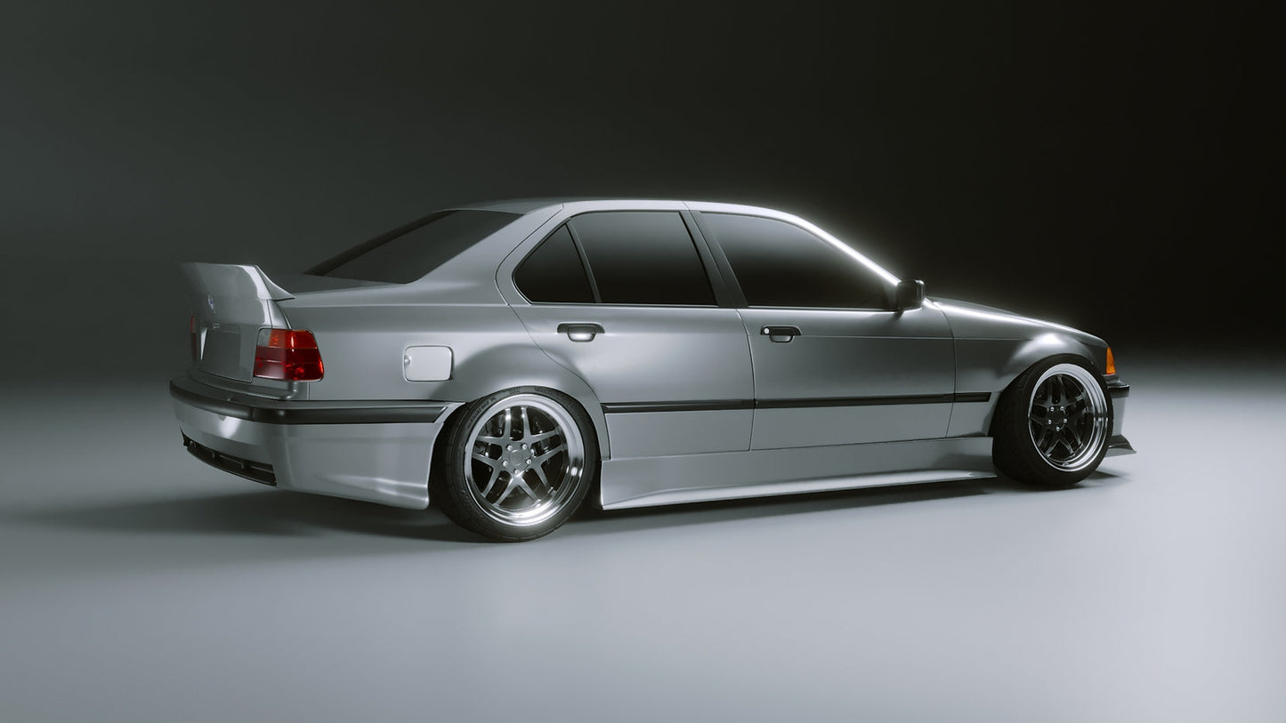 Big Duck Club - BMW E36 Sedan Overfenders V2 (+55mm)