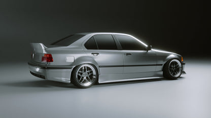 Big Duck Club - BMW E36 Sedan Overfenders V2 (+55mm)