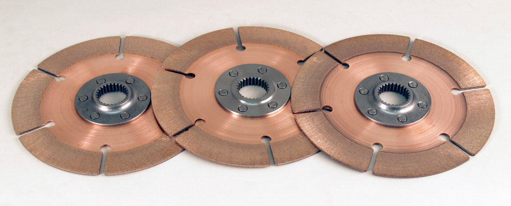 Tilton - OT-185 7.25” 3-Plate Metallic Clutch Disc Packs - "Back-to Back" Hub Configuration