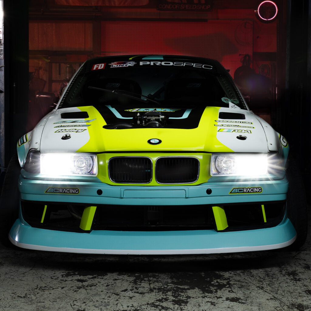 KBD - BMW E36 3 Series 2DR 4DR 1992-1998 ISB Style 1 Piece Polyurethane Front Bumper (37-6818)