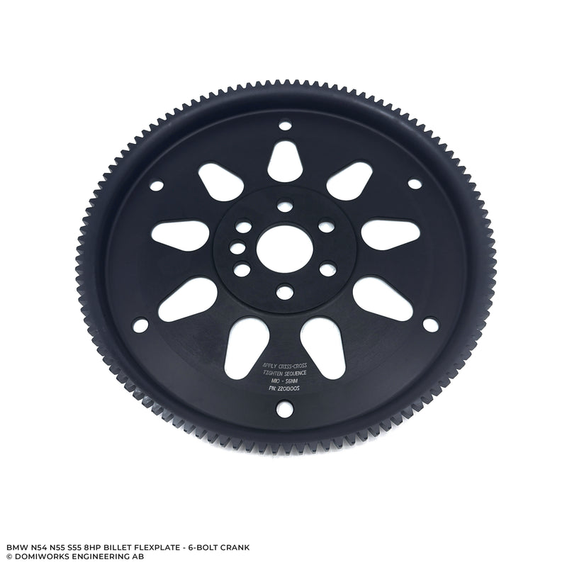 DomiWorks Engineering - BMW 8HP BILLET FLEXPLATE FOR N54 N55 S55 (6-BOLT)